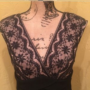 “Jessica Howard Evenings” cocktail dress.